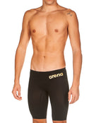 Arena Mens Powerskin Carbon Air 2 Swim Jammer - Black/Gold - Front/Side