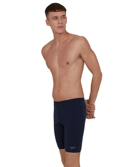 Speedo Mens Endurance Plus Swim Jammer - True Navy - Front/Side