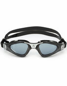 Aqua Sphere Kayenne Swim Goggles - Black/Silver/Tinted Lens - Front