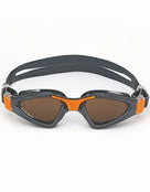 Aqua Sphere Kayenne Swim Goggles - Brown/Orange/Polarised Lens - Front