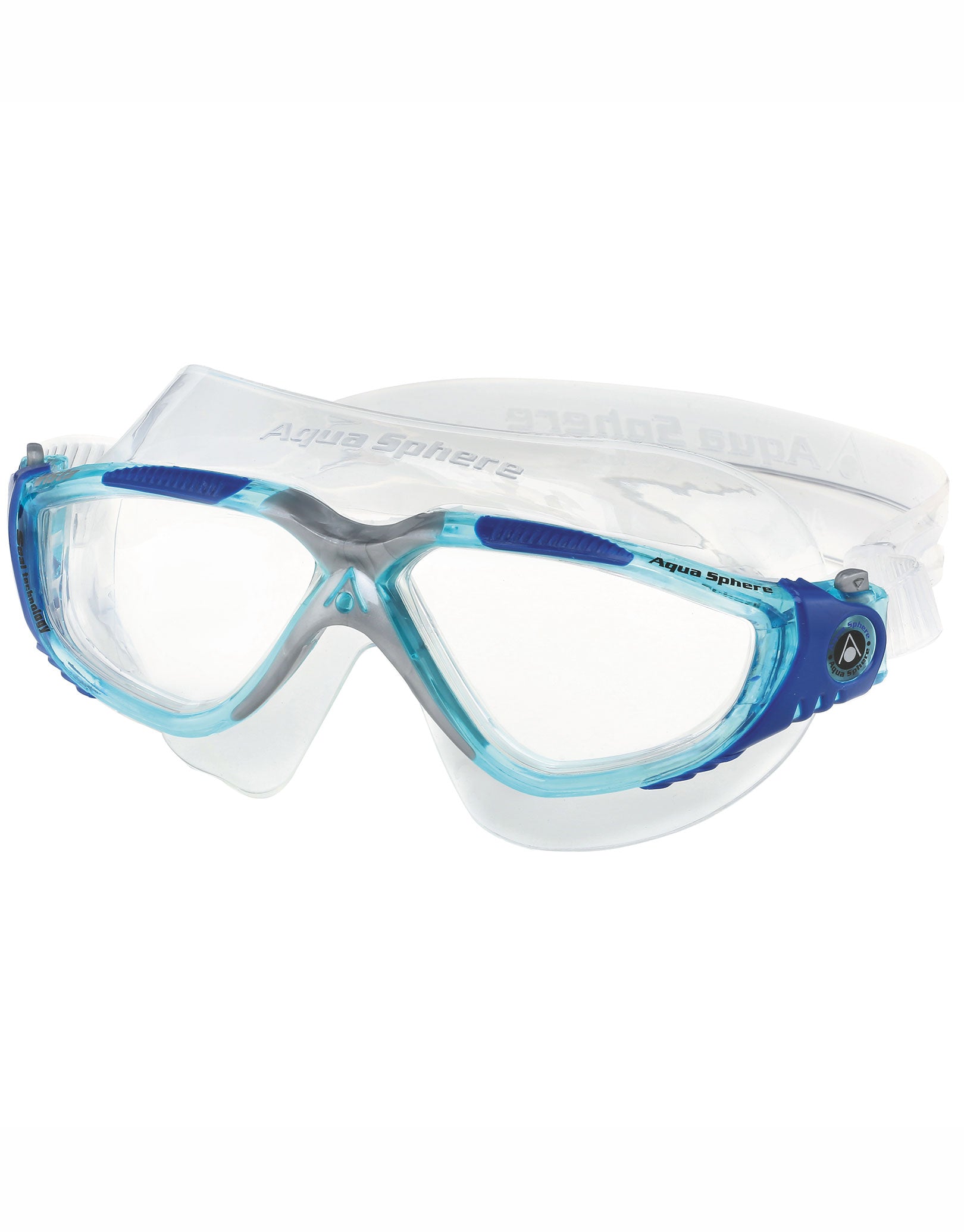 Aqua sphere vista swim mask clear lens goggles on sale