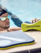 AquaSphere - Adult Swim Pull Buoy - Navy/Yellow - Durable Maximises Upper Body Workout
