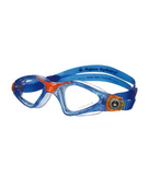 Aqua Sphere - Kayenne Kids Swim Goggles - Blue/Orange/Clear Lens - Front