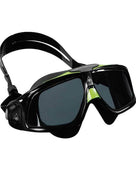 Aqua Sphere - Seal 2.0 Swim Mask - Black/Green/Tinted Lens - Front