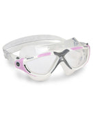 Aqua Sphere - Vista Lady Swimming Goggles - White/Pink/Clear Lens - Front/Right Side