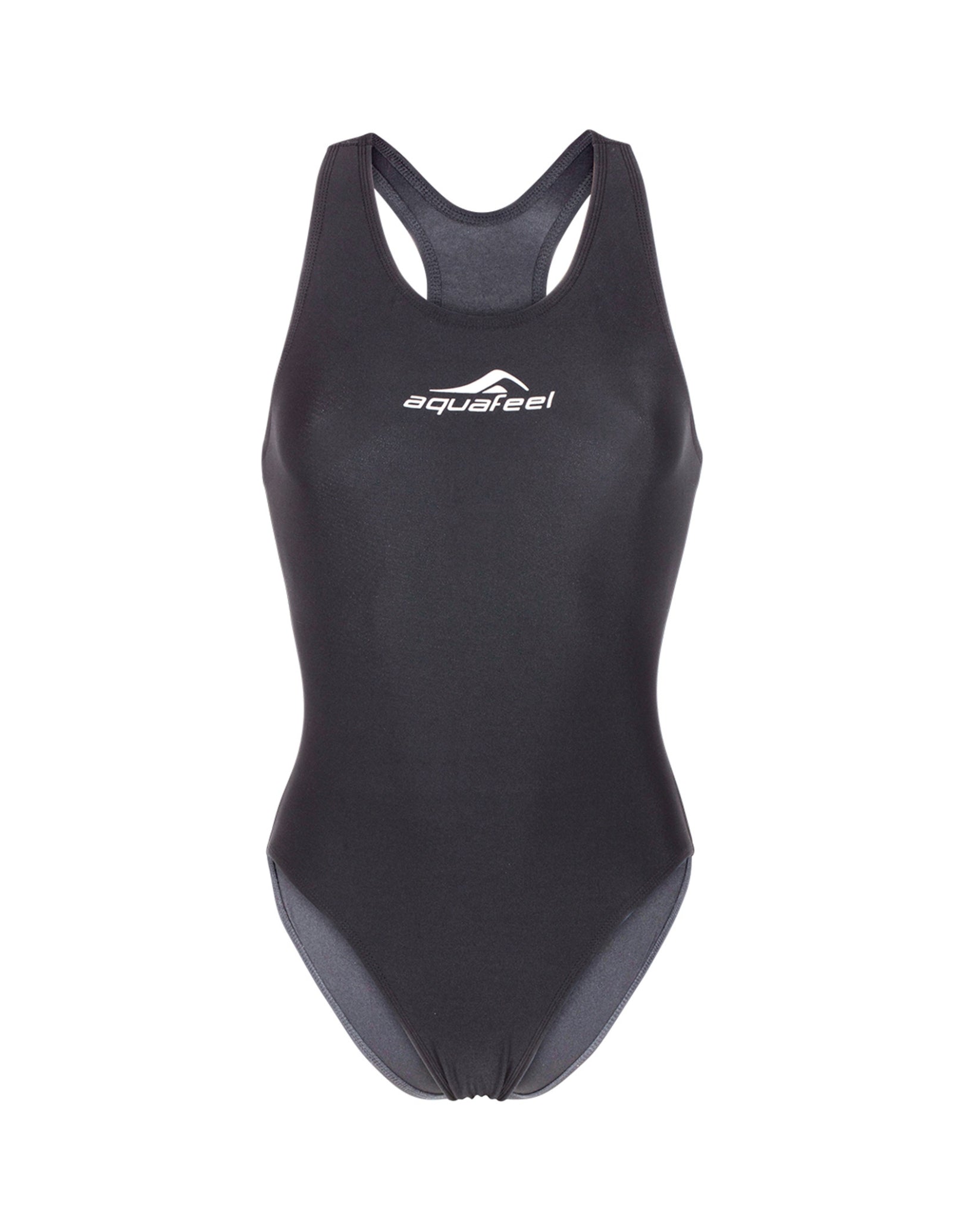 Classic Open Back Ladies Swimsuit Black