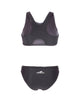 Aquafeel Racerback Bikini Sets - Black - Front