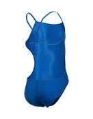 Arena - Girls Team Challenge Solid Swimsuit - Royal/White - Product Only Back Design