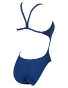 Arena - Team Challenge Solid Swimsuit - Navy/White - Product Back