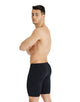 Arena - Team Solid Swim Jammer - Black/White - Model Front