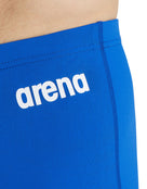 Arena - Team Solid Swimming Jammer - Royal/White - Logo Close