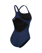 Arena - Team Swim Pro Solid Swimsuit - Navy/White - Product Only Back