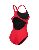 Arena - Team Swim Pro Solid Swimsuit - Red/White - Swimsuit Back Design