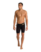Arena Mens Powerskin Carbon Air 2 Swim Jammer - Black/Gold - Front Full Body