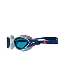 Speedo - Biofuse 2.0 Swim Goggle - Blue/White - Product Side/Side Logo