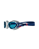 Speedo - Biofuse 2.0 Swim Goggle - Blue/White - Product Side/Side Logo