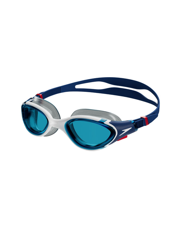 Speedo - Biofuse 2.0 Swim Goggle - Blue/White - Product Only Front/Side