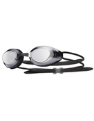 TYR - Black Hawk Racing Mirrored Swimming Goggle - Silver/Black - Front Mirror Lenses