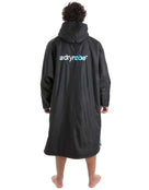 Dryrobe - Advance Long Sleeve Robe - Adult/Black/Blue - Back/Male