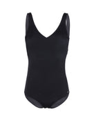 Fashy Classic V-Back Swimsuit - Black - Front