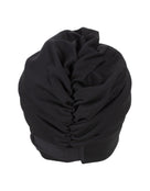 Fashy Draped Fabric Swim Cap - Black - Product Back