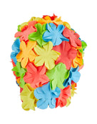 Fashy Flower Rubber Swim Cap - Multicolour - Product Back