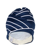 Fashy Piped Fabric Swim Cap - Navy - Product Front