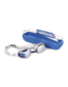 Fashy Power Mirrored Swim Goggles - Silver - Product with Case