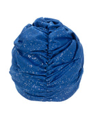Fashy Sparkle Fabric Swim Cap - Blue - Product Back