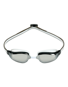 Aqua Sphere - Fastlane Swim Goggles - Black/White/Silver Mirrored Lens - Front