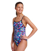 Girls Video Star Single Strap Swimsuit