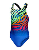 Speedo - Girls Digital Placement Medalist - Blue/Multi