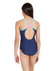 Girls Kerrawa Strikeback Swimsuit - Navy/Purple/Coral