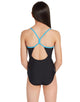 Zoggs - Girls Neon Cracker Sprintback Swimsuit - Model Front
