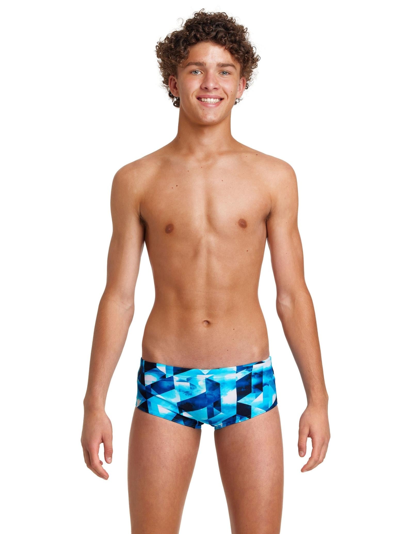 Funky Trunks Boys Hidden Depths Swim Trunks, Simply Swim