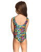Zoggs - Toddler Girls Jungle Scoopback Swimsuit - Model Front