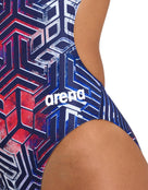 Kikko Pro Challenge Back Swimsuit - Red/White/Blue