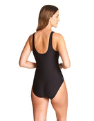 Zoggs - Womens Marley Scoopback Swimsuit - Black - Back