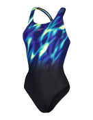 Placement Digital Powerback Swimsuit - Black/Blue