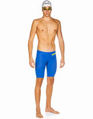 Arena Mens Powerskin Carbon Air 2 Swim Jammer - Blue/Grey - Front Full Body