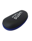 Simply Swim - Soft Touch Goggle Case - Dark Blue - Closed