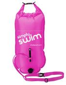 Simply Swim - Swim Safety Buoy and Tow Bag - Fluorescent Pink - Front