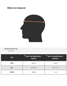 HUUB - Swim Cap Size Guide - Skull Neoprene Cap