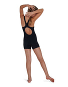 Speedo - Girls Essential Endurance Legsuit - Black - Back Pose