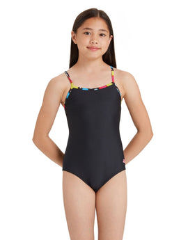 Zoggs Girls Spot Classicback Swimsuit - Front