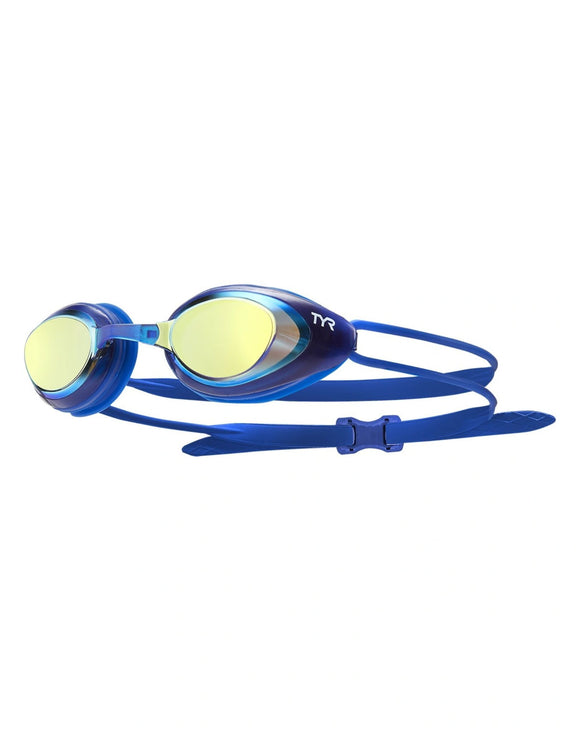 Adult Black Hawk Racing Mirrored Swim Goggle