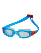 Michael Phelps - Tiburon Kid Swim Goggles - Blue/Orange/Clear Lens - Left Side