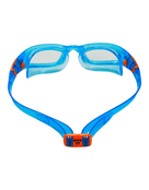 Michael Phelps - Tiburon Kid Swim Goggles - Blue/Orange/Clear Lens - Back