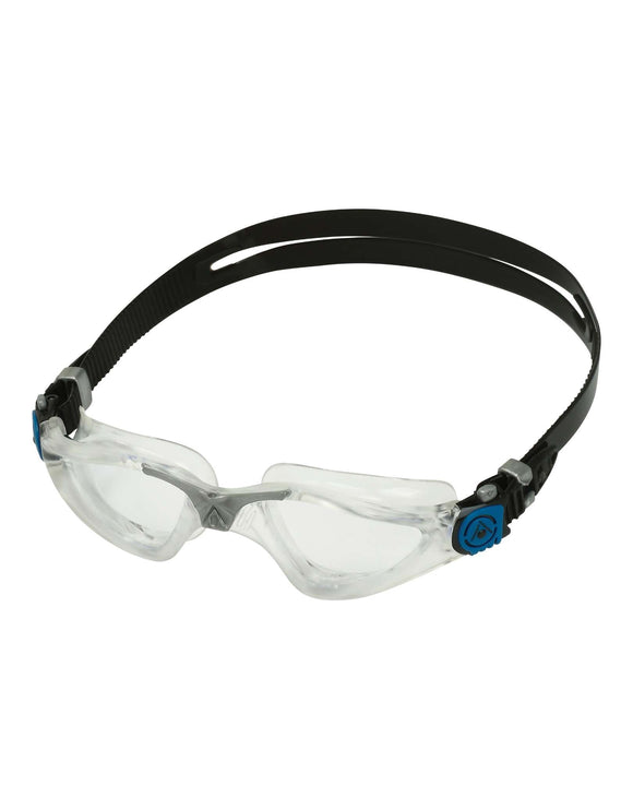 Aqua Sphere - Kayenne Swim Goggles - Transparent/Silver/Clear Lens - Product Front