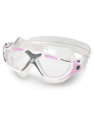 Aqua Sphere - Vista Lady Swimming Goggles - White/Pink/Clear Lens - Front/Left Side
